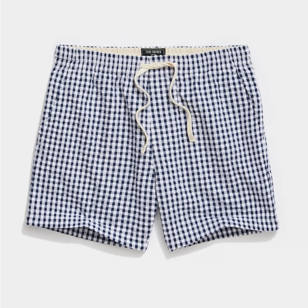 Todd Snyder 5” Seersucker Weekend Short